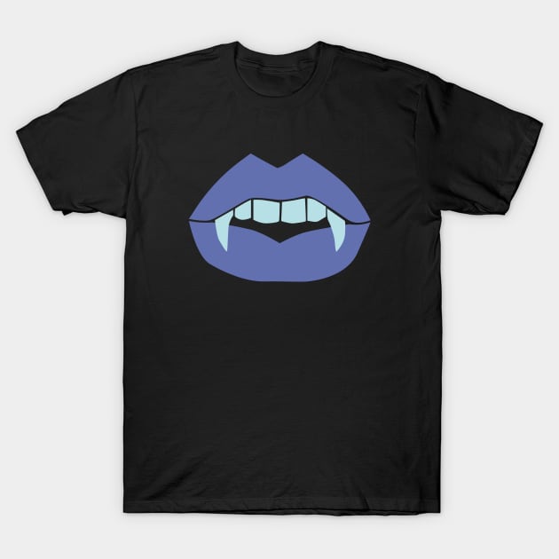 Vampire blue T-Shirt by candelanieto